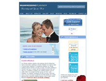 Tablet Screenshot of miamiweddingplanner.com